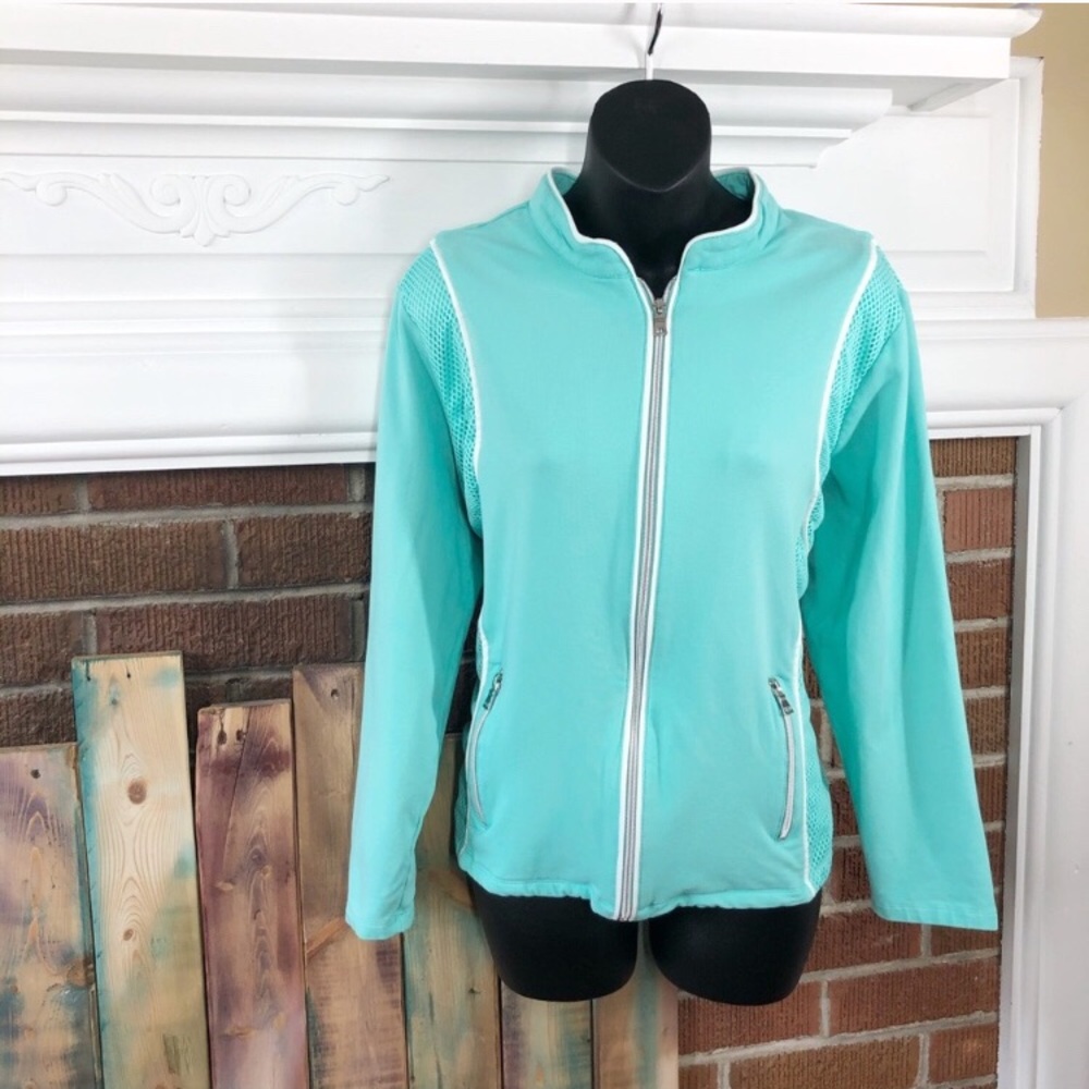 Zip Up Jacket/Hoodie with Mesh Side